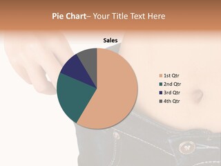 Lost Figure Pants PowerPoint Template