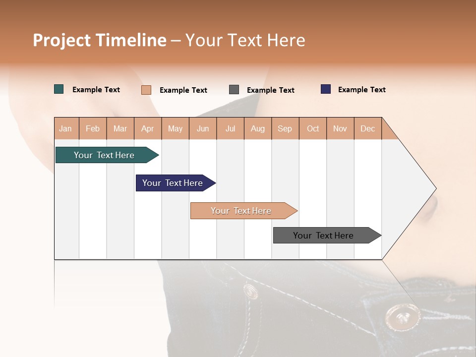 Lost Figure Pants PowerPoint Template