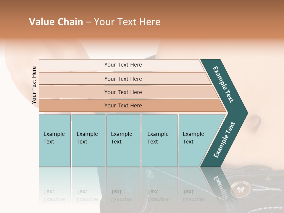 Lost Figure Pants PowerPoint Template
