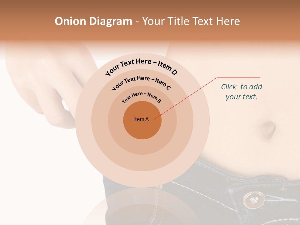 Lost Figure Pants PowerPoint Template