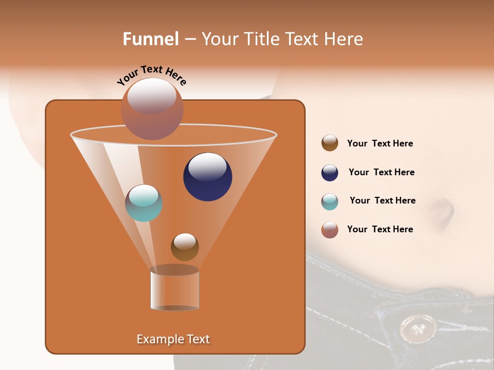 Lost Figure Pants PowerPoint Template