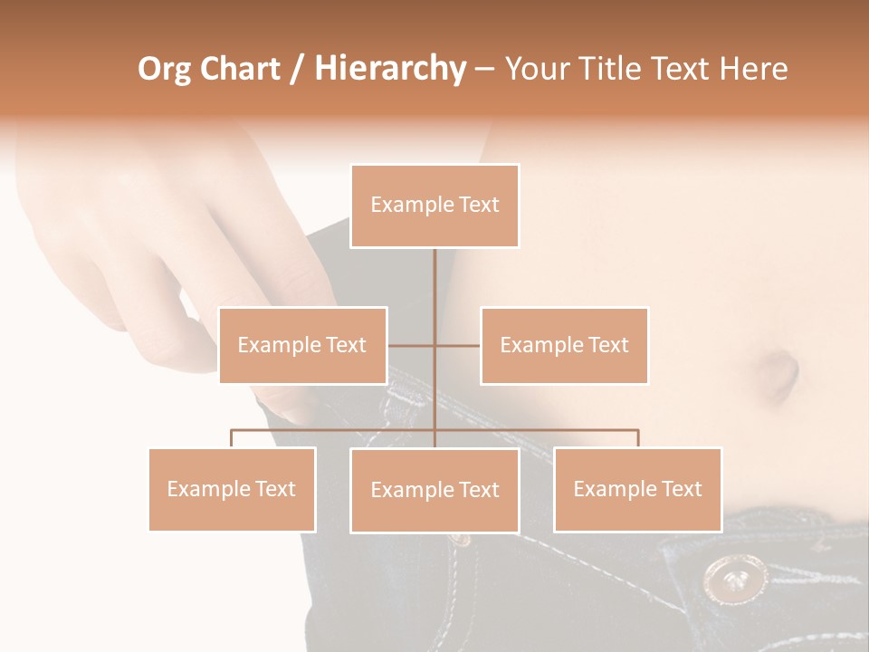 Lost Figure Pants PowerPoint Template