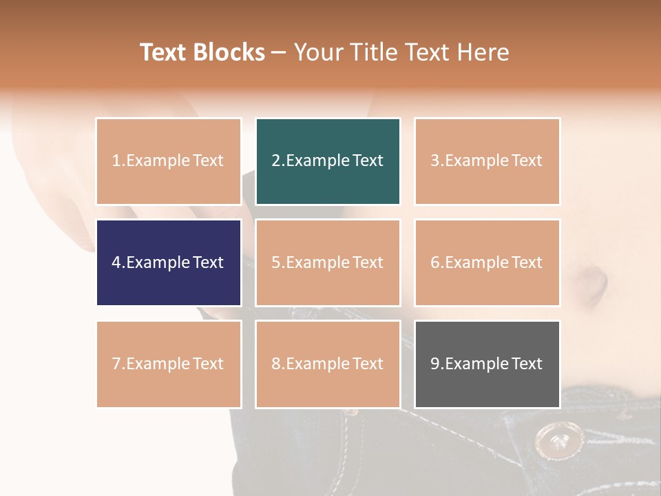 Lost Figure Pants PowerPoint Template