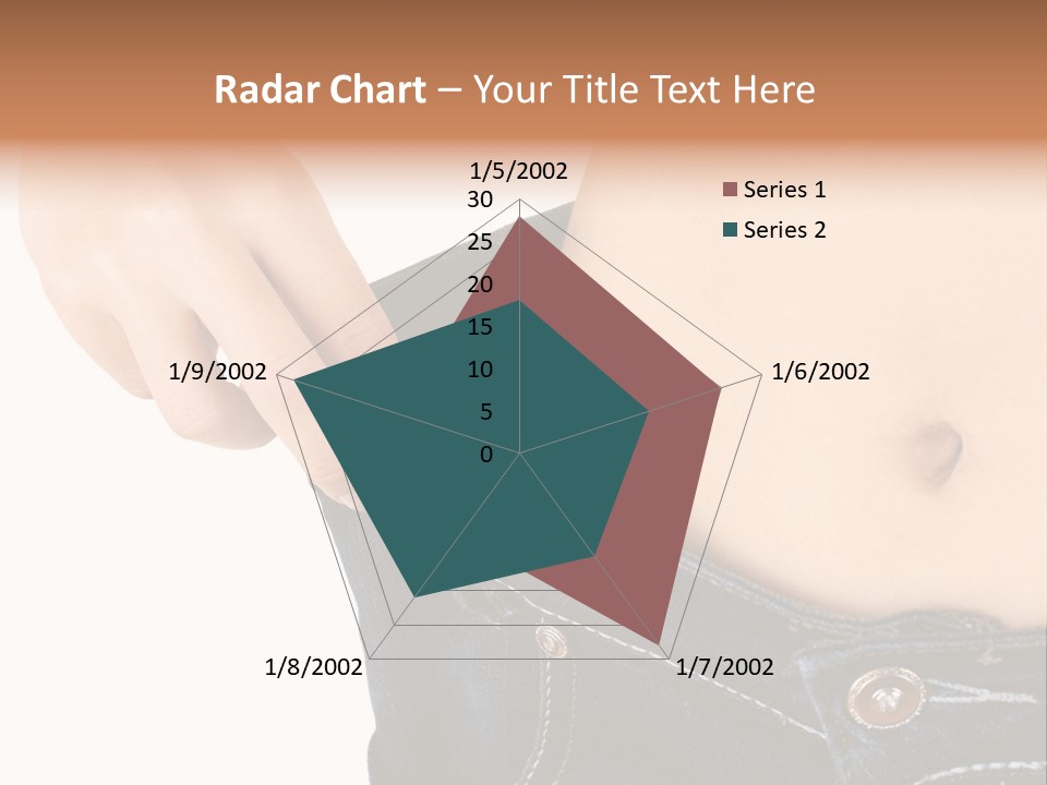 Lost Figure Pants PowerPoint Template