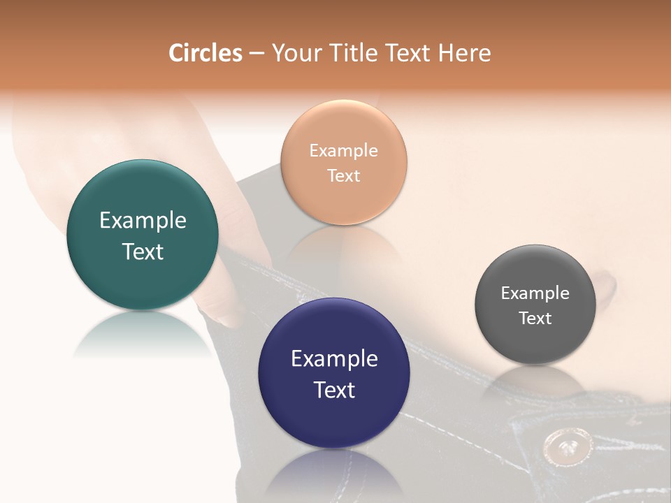 Lost Figure Pants PowerPoint Template