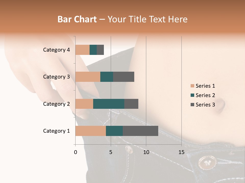 Lost Figure Pants PowerPoint Template