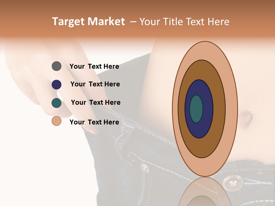 Lost Figure Pants PowerPoint Template