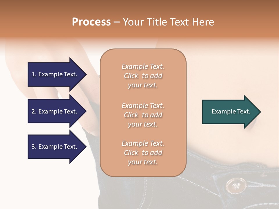 Lost Figure Pants PowerPoint Template