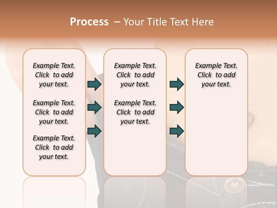 Lost Figure Pants PowerPoint Template