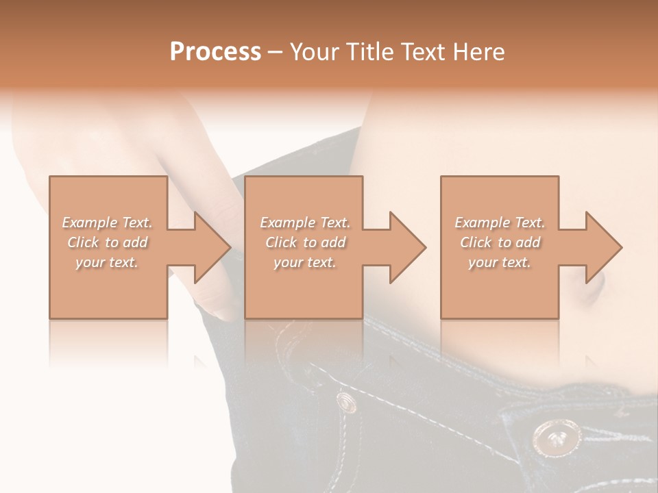 Lost Figure Pants PowerPoint Template