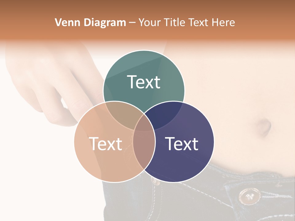 Lost Figure Pants PowerPoint Template