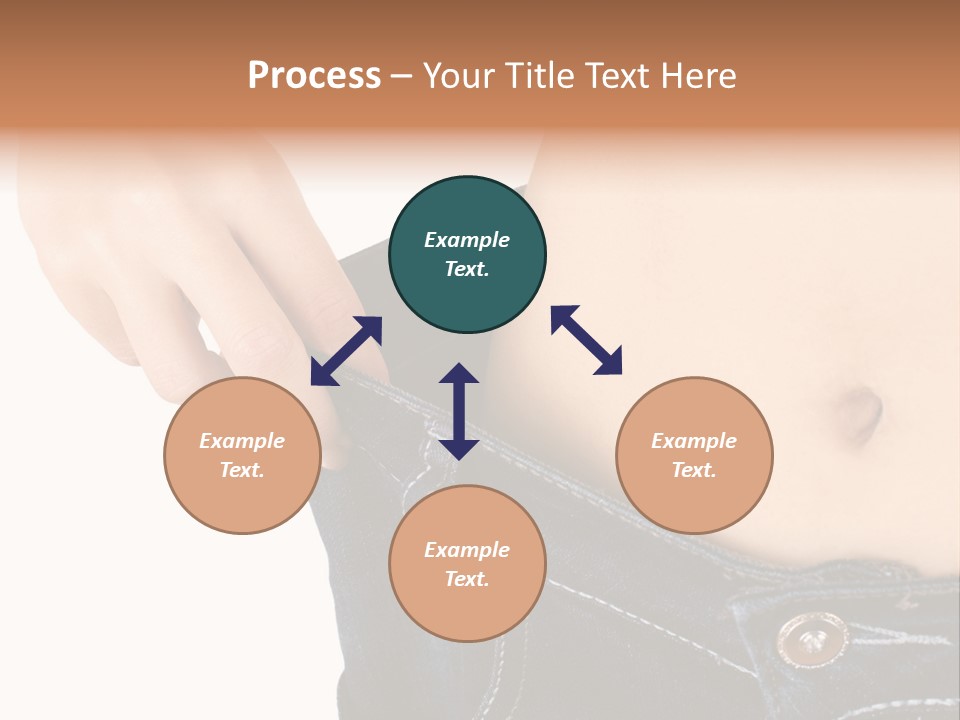 Lost Figure Pants PowerPoint Template