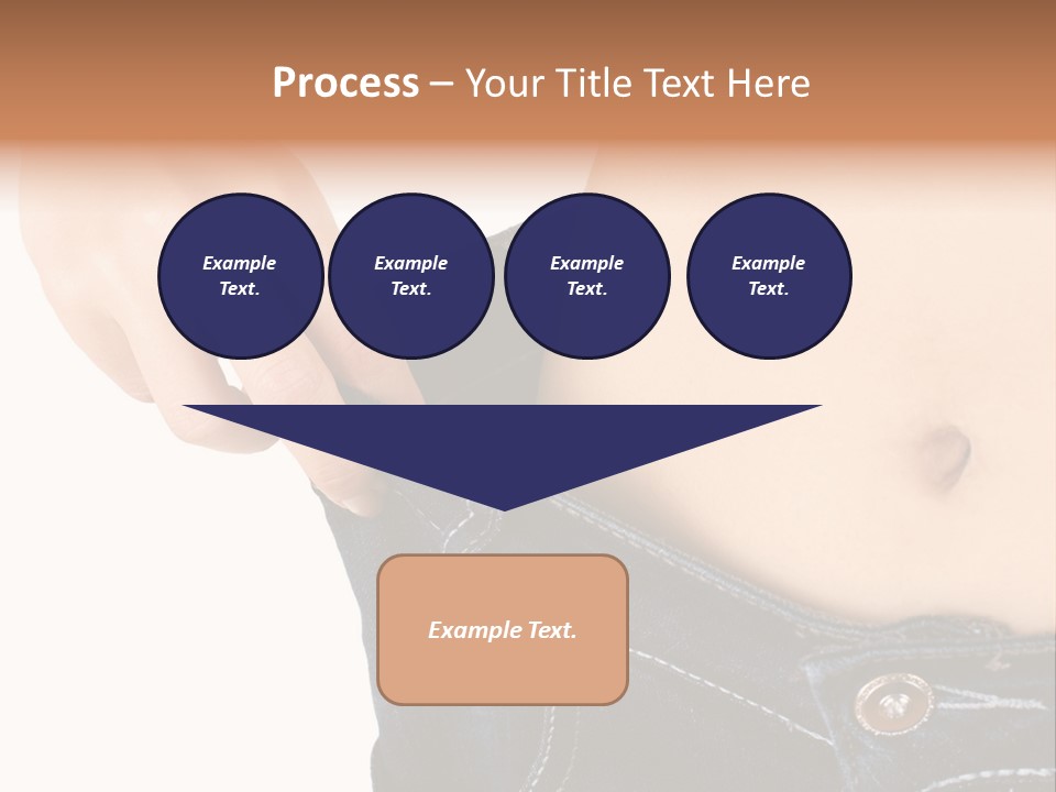 Lost Figure Pants PowerPoint Template