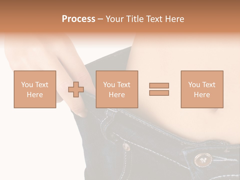 Lost Figure Pants PowerPoint Template