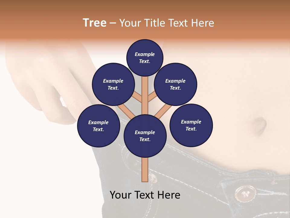 Lost Figure Pants PowerPoint Template