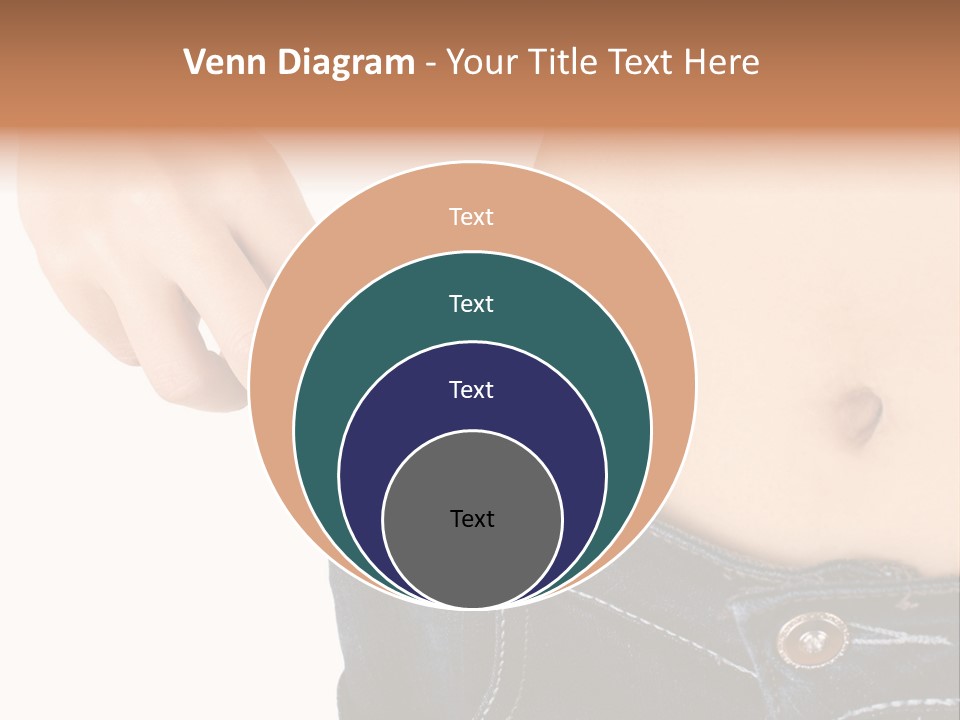 Lost Figure Pants PowerPoint Template