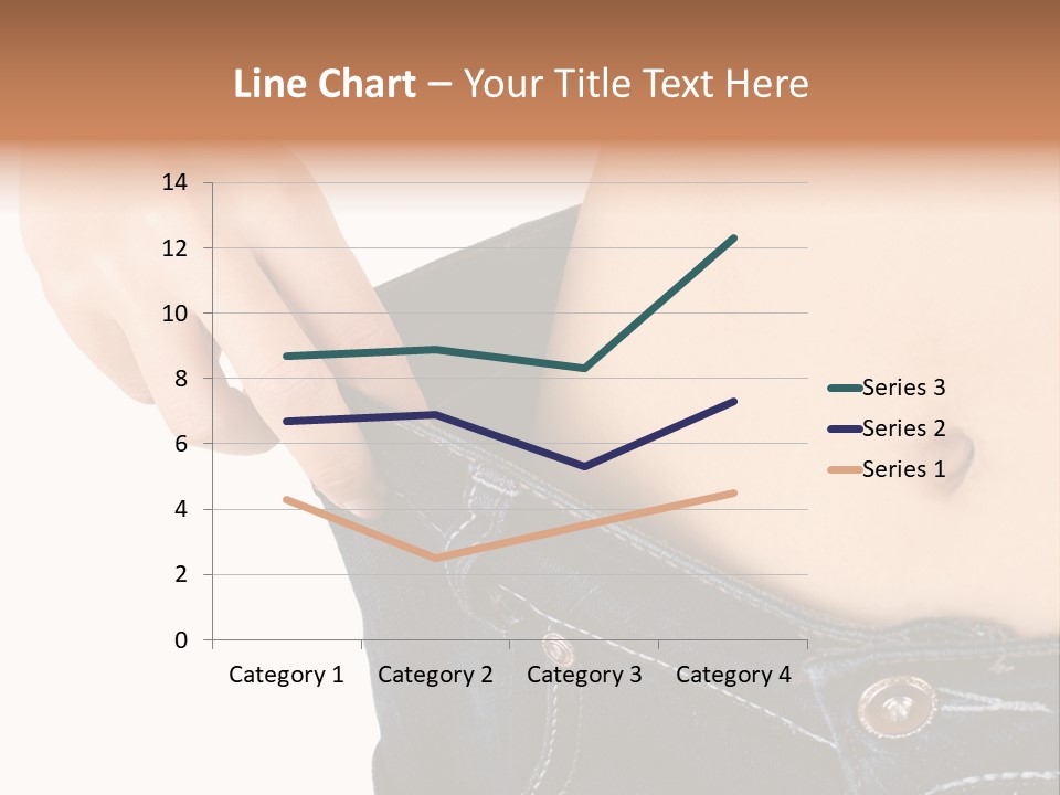 Lost Figure Pants PowerPoint Template