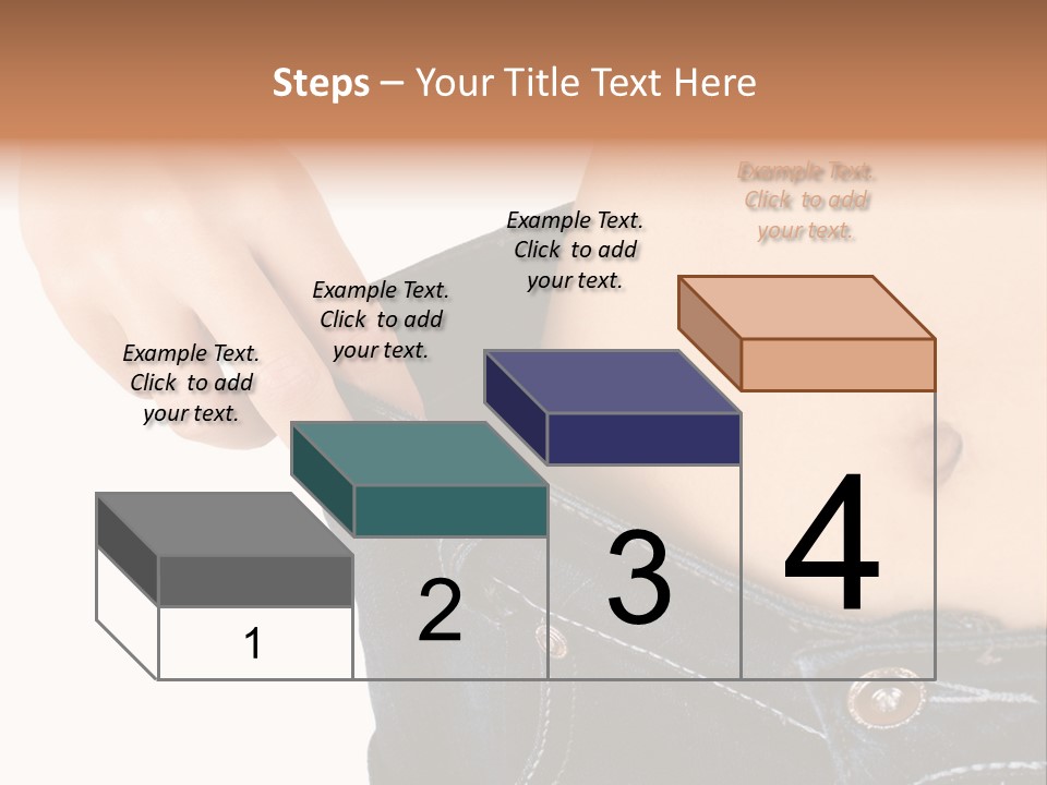 Lost Figure Pants PowerPoint Template