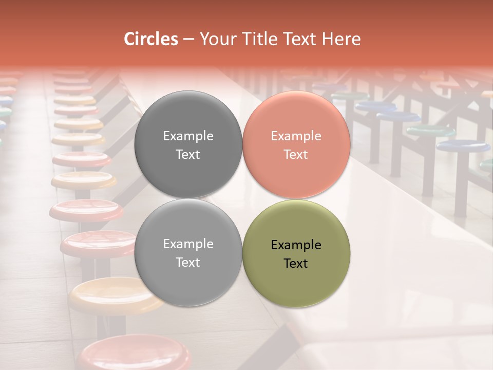 Colorful Seat Study PowerPoint Template