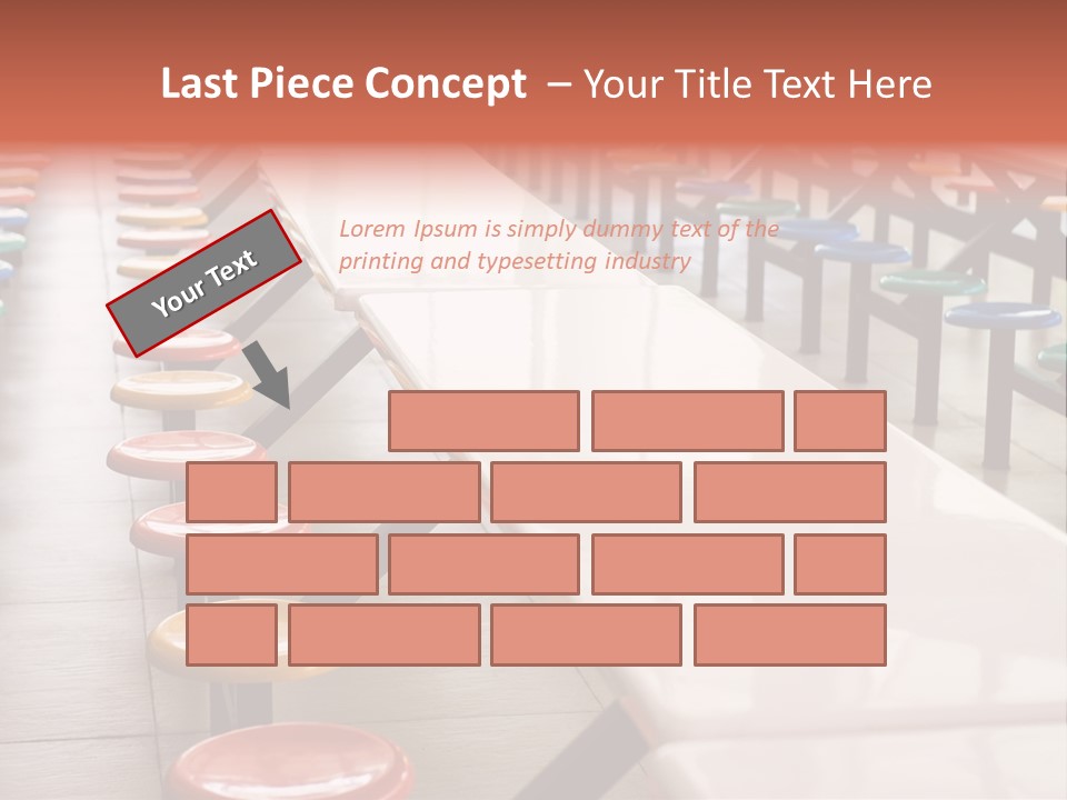 Colorful Seat Study PowerPoint Template
