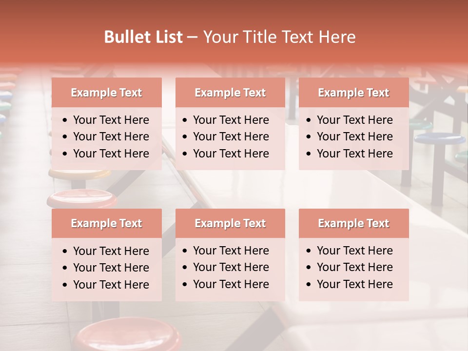 Colorful Seat Study PowerPoint Template