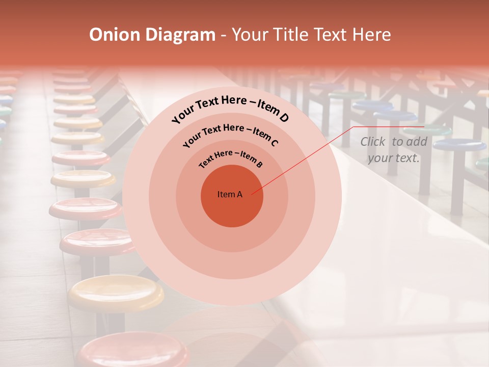 Colorful Seat Study PowerPoint Template