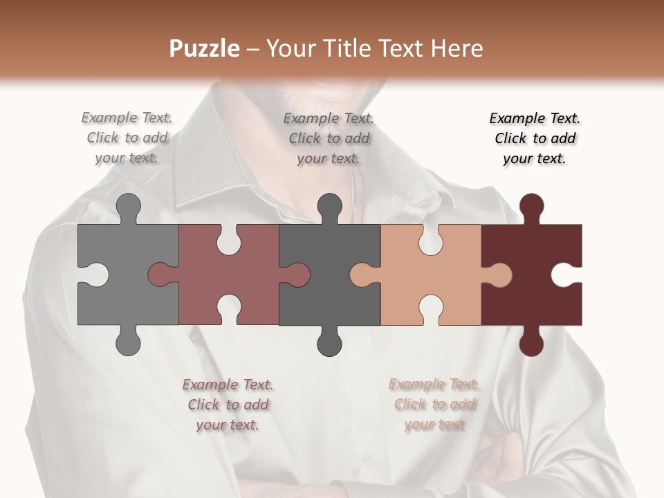 Smiling Closeup Culture PowerPoint Template