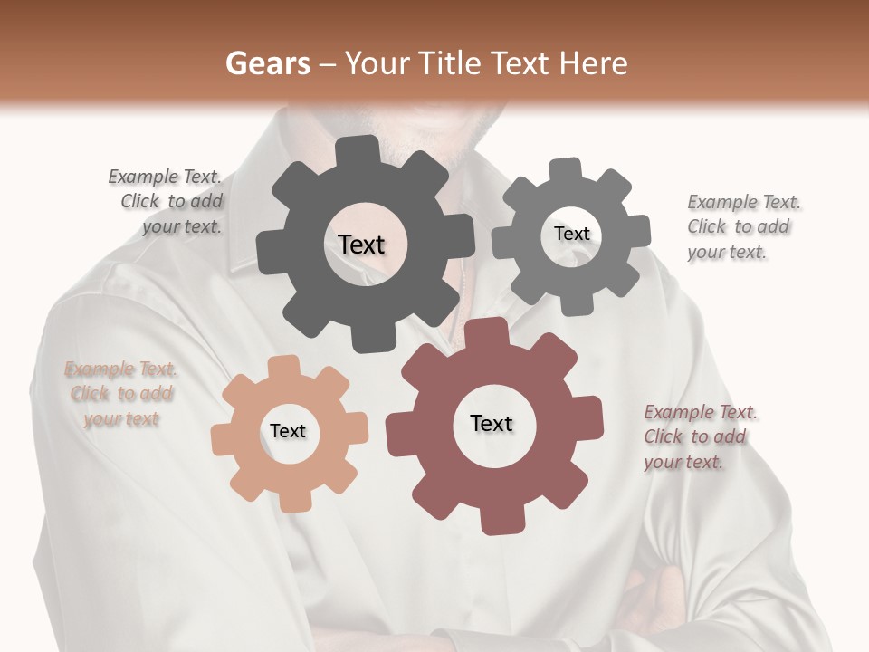 Smiling Closeup Culture PowerPoint Template