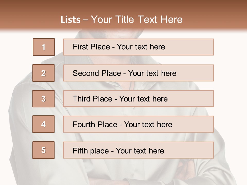 Smiling Closeup Culture PowerPoint Template