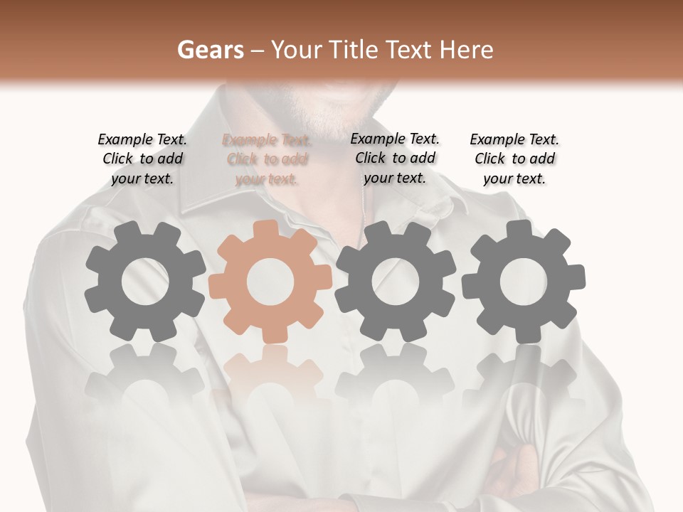 Smiling Closeup Culture PowerPoint Template