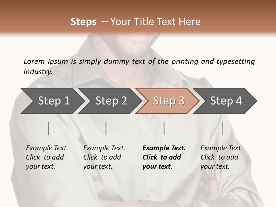 Smiling Closeup Culture PowerPoint Template