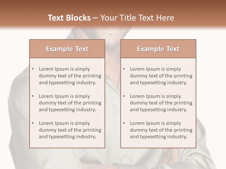 Smiling Closeup Culture PowerPoint Template