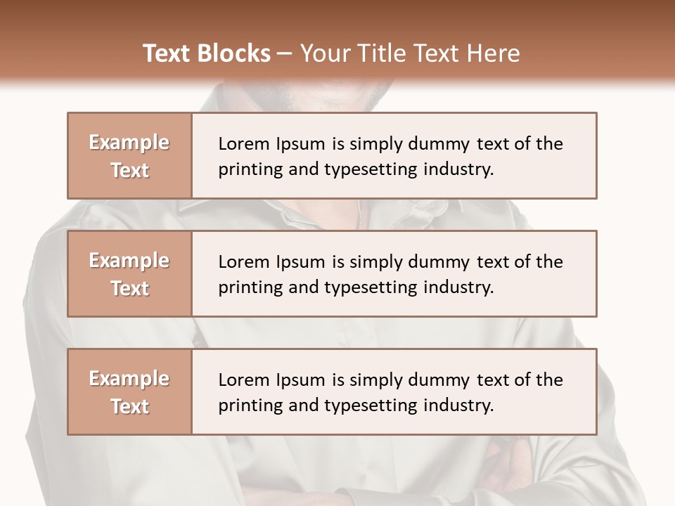 Smiling Closeup Culture PowerPoint Template