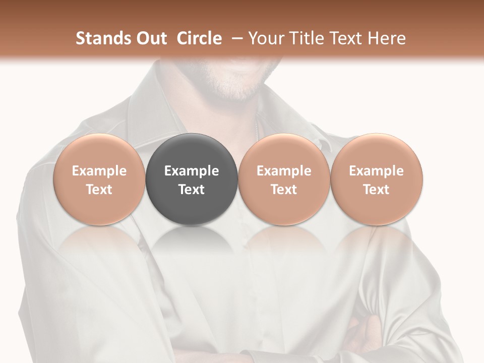 Smiling Closeup Culture PowerPoint Template