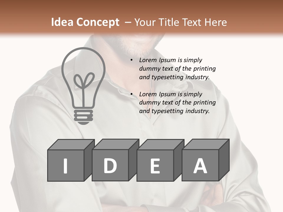 Smiling Closeup Culture PowerPoint Template