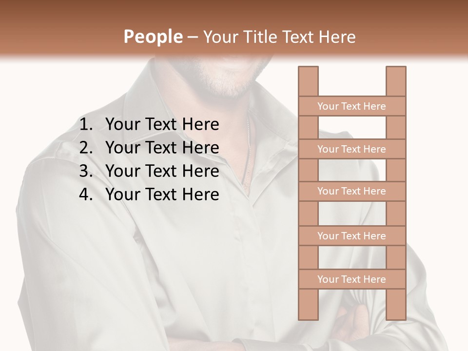 Smiling Closeup Culture PowerPoint Template