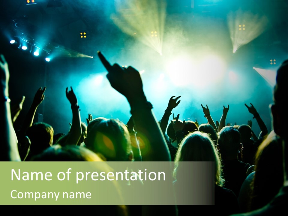 Entertainment Musician Music PowerPoint Template