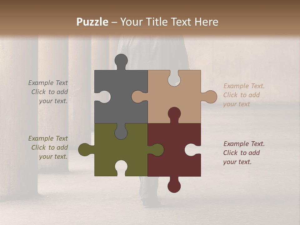 Fired Employee Outdoors Leaving PowerPoint Template