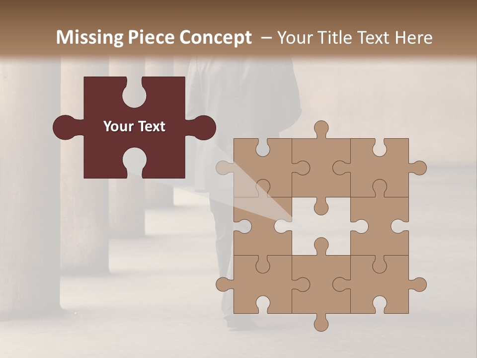 Fired Employee Outdoors Leaving PowerPoint Template