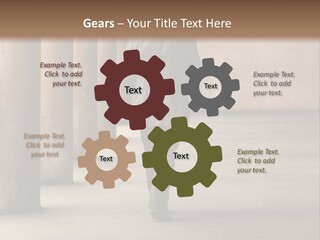 Fired Employee Outdoors Leaving PowerPoint Template