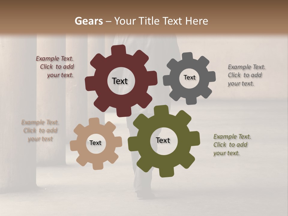 Fired Employee Outdoors Leaving PowerPoint Template