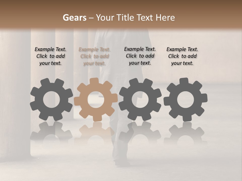 Fired Employee Outdoors Leaving PowerPoint Template