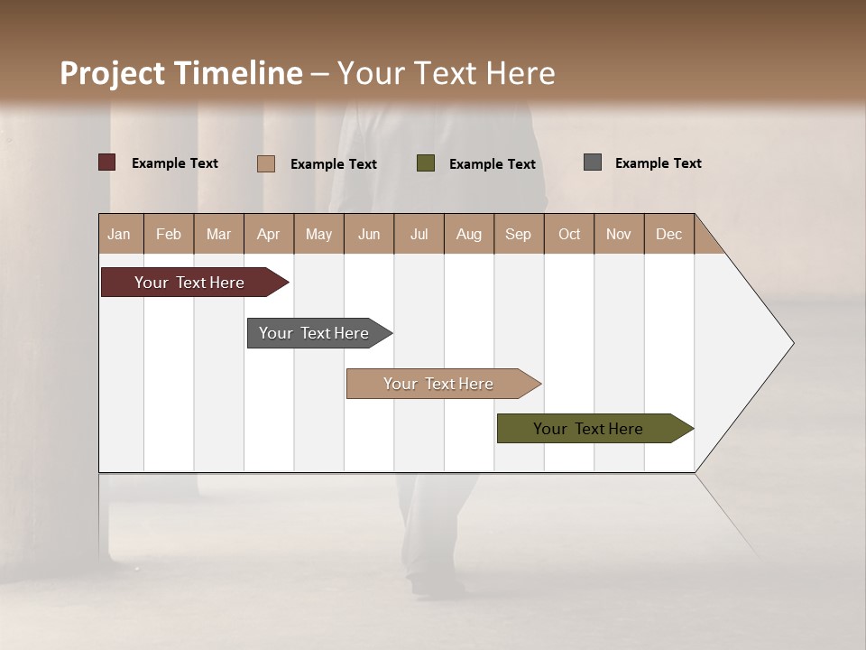 Fired Employee Outdoors Leaving PowerPoint Template