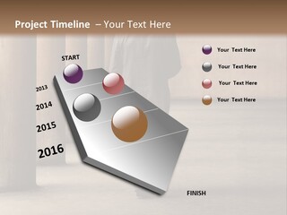 Fired Employee Outdoors Leaving PowerPoint Template
