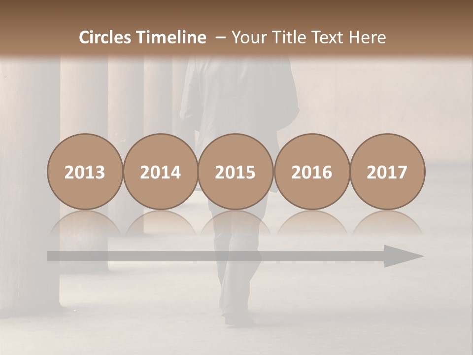 Fired Employee Outdoors Leaving PowerPoint Template