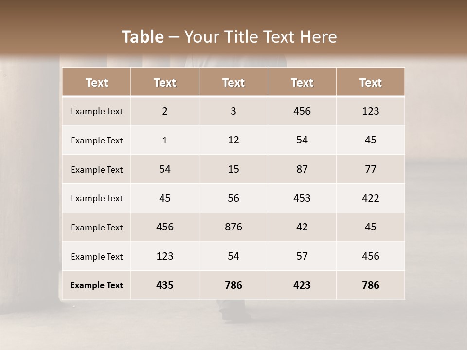 Fired Employee Outdoors Leaving PowerPoint Template