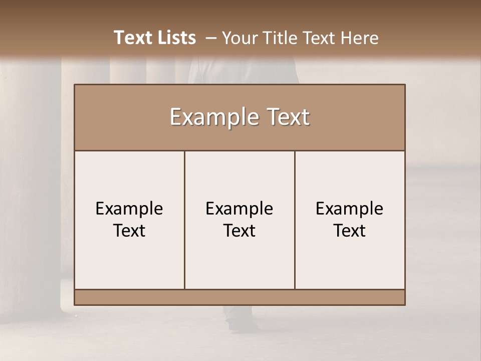 Fired Employee Outdoors Leaving PowerPoint Template