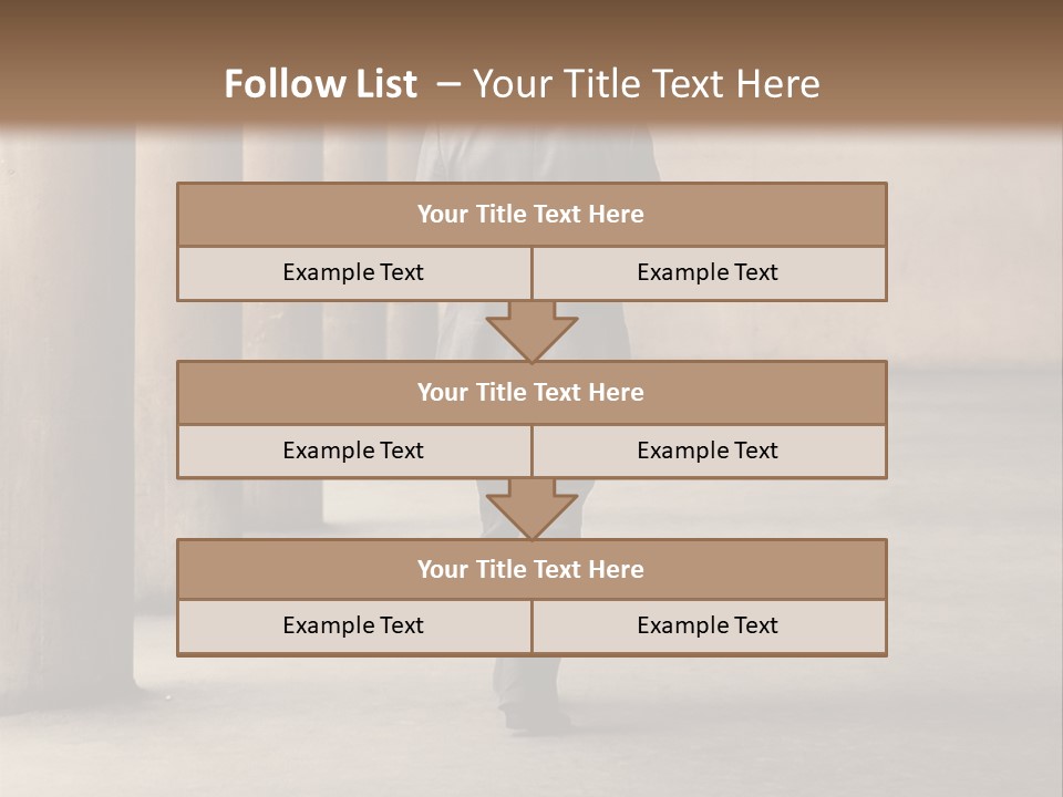 Fired Employee Outdoors Leaving PowerPoint Template