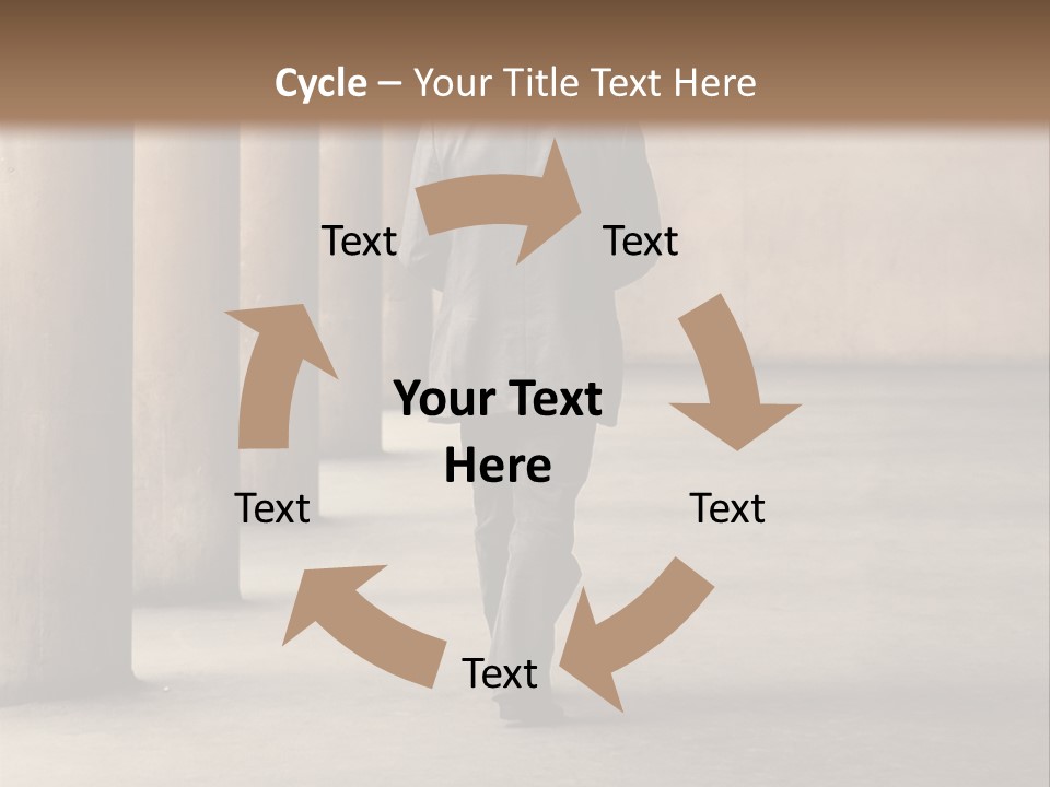 Fired Employee Outdoors Leaving PowerPoint Template