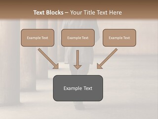 Fired Employee Outdoors Leaving PowerPoint Template